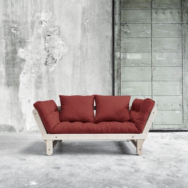 Rozkladacia pohovka Beat Beech/Passion Red-image-3
