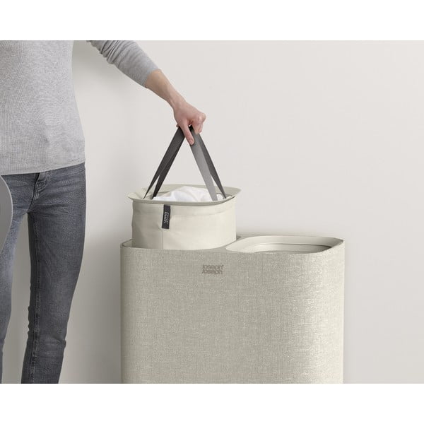 Látkový kôš na bielizeň 45+45 l Tota – Joseph Joseph-image-4