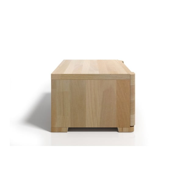 Nočný stolík z bukového dreva so zásuvkou SKANDICA Sparta-image-2