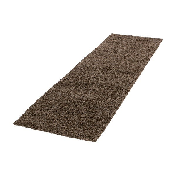 Tmavohnedý behúň 80x250 cm Life – Ayyildiz Carpets