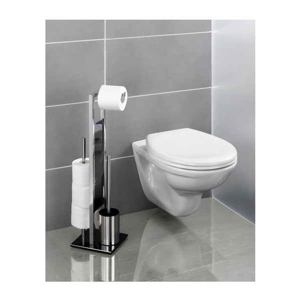 Toaletná kefa s držiakom na toaletný papier Wenko Rivalta-image-1
