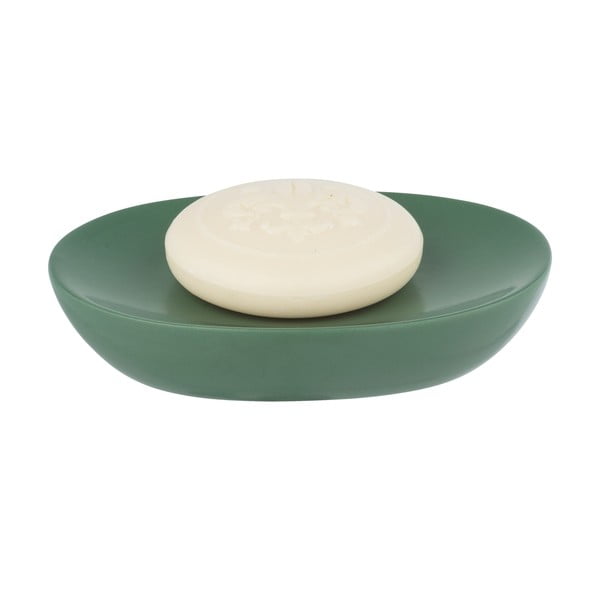 Zelená keramická nádobka na mydlo Olinda - Allstar-image-2