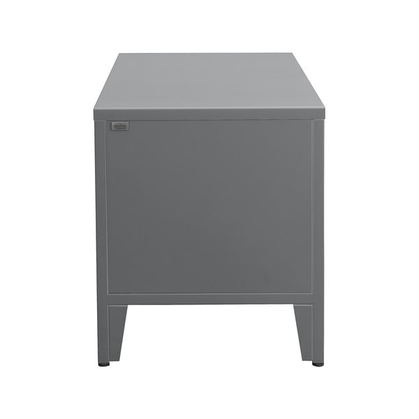 Sivá skrinka na topánky s lavicou Salino – Støraa-image-2