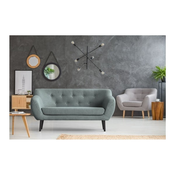 Mätovozelená pohovka Mazzini Sofas Piemont, 158 cm-image-3