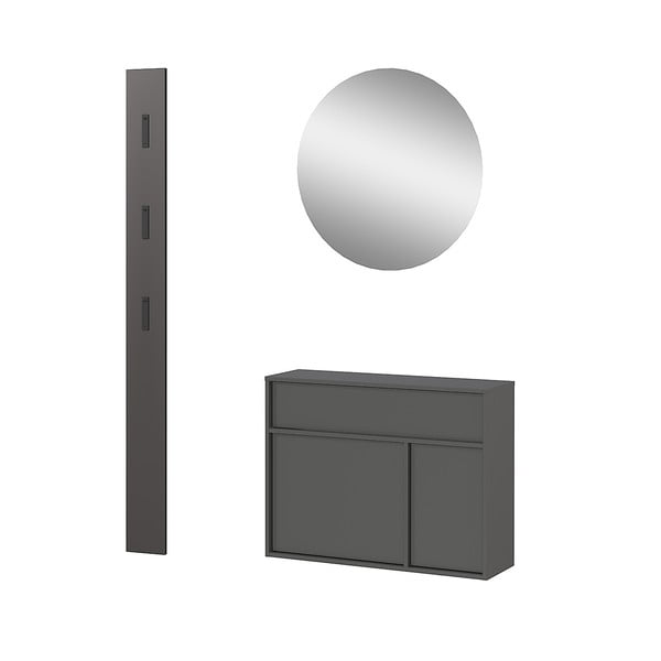 Antracitová predsieňová zostava Ameca 2.0 – Germania