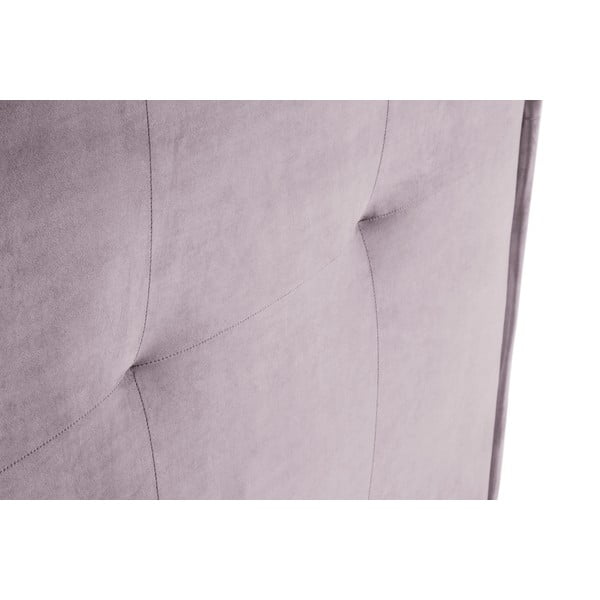 Svetloružové čelo postele 160x120 cm Monica – Milo Casa-image-1