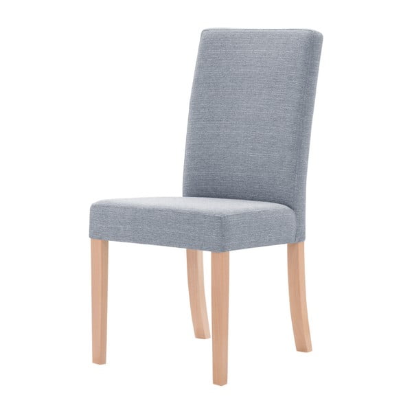 Sivá stolička s hnedými nohami Ted Lapidus Maison Tonka
