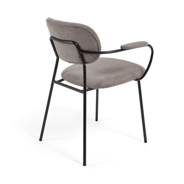 Svetlohnedá jedálenská stolička Auxtina – Kave Home-image-3