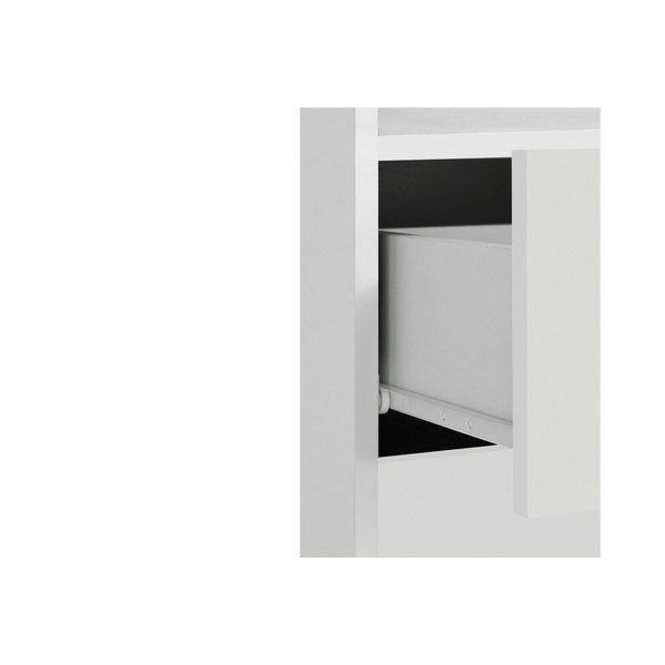 Biela vysoká kúpeľňová skrinka 60x121 cm Mirza - Støraa-image-3