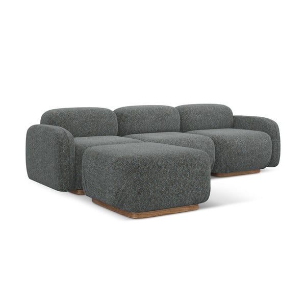 Sivá modulárna rohová pohovka (variabilná) Ailani – Makamii-image-3