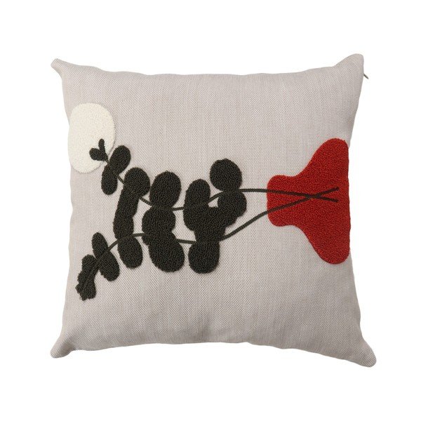 Ľanový dekoračný vankúš 43x43 cm Vazo – Mioli Decor