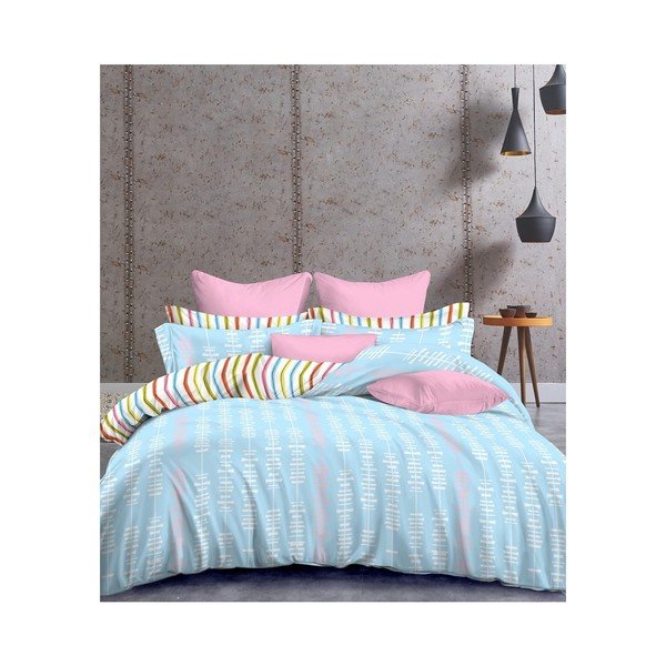 Obliečky z mikrovlákna na dvojlôžko DecoKing Basic Stiches, 200 × 220 cm-image-2