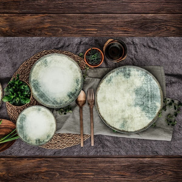 24-dielna súprava porcelánového riadu Güral Porselen Denim-image-1