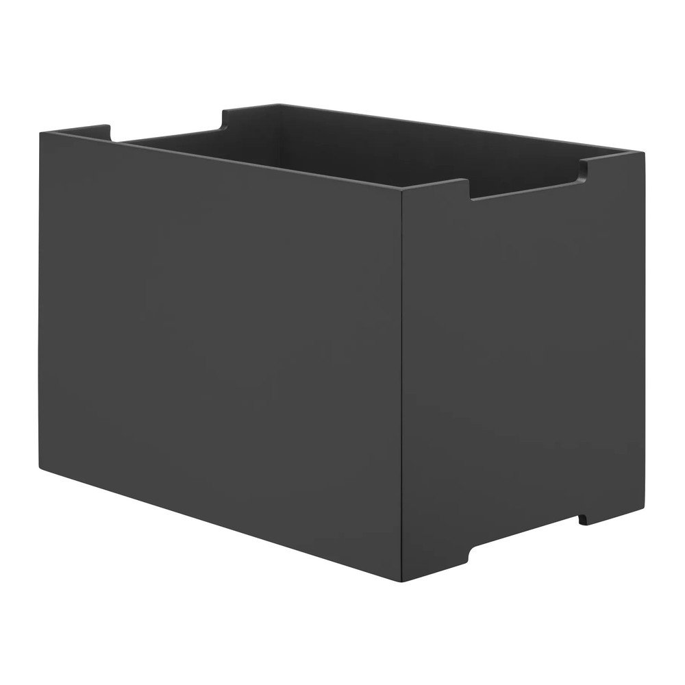 E-shop Antracitový úložný box 25x39x27 cm Kasane L – Blomus