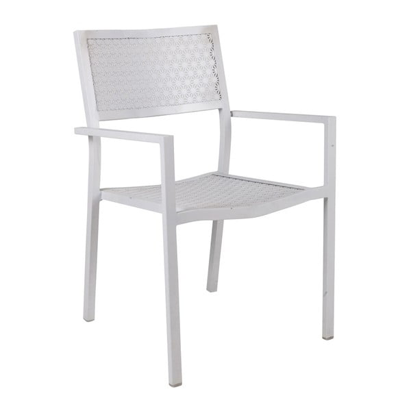 Biela záhradná stolička Crido Consulting Biko