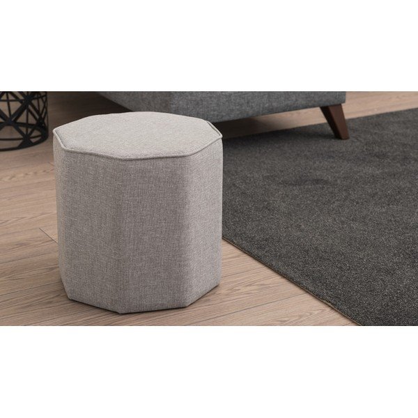 Svetlohnedý taburet Hexa – Balcab Home-image-2