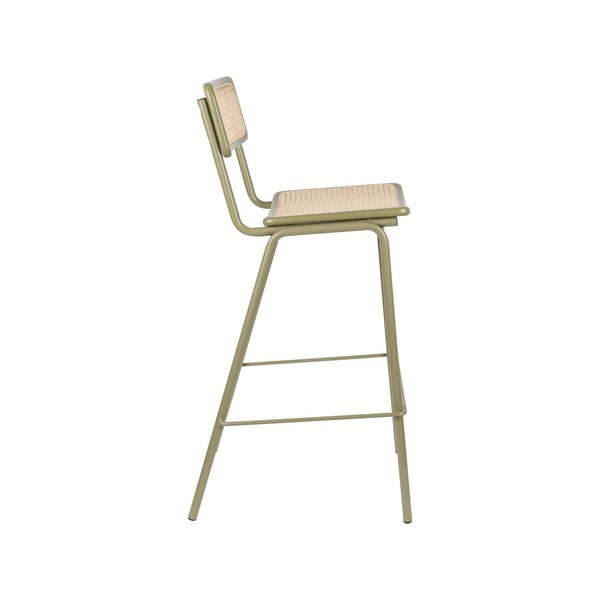 Zelené ratanové barové stoličky v súprave 2 ks 106 cm Jort - Zuiver-image-3