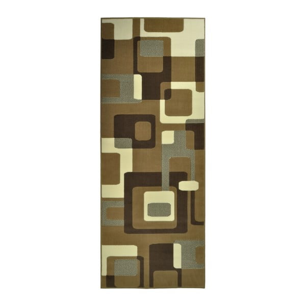 Hnedý koberec Hanse Home Hamla Retro, 120 × 170 cm