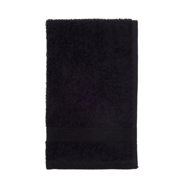 Čierny froté uterák Walra Frottier, 30 x 50 cm