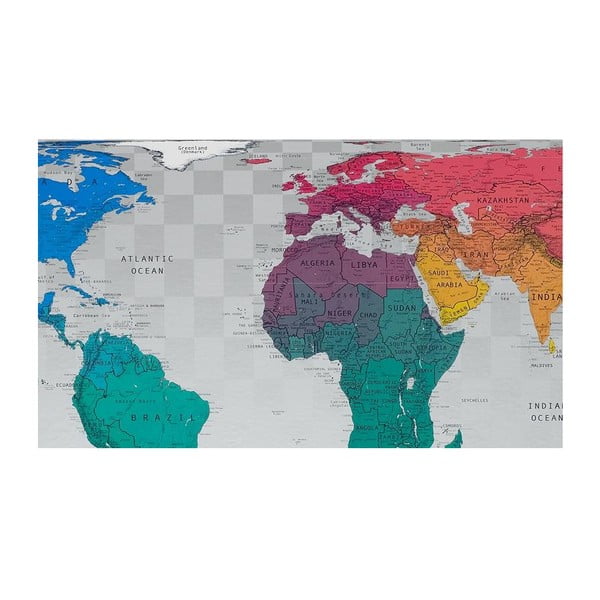 Mapa sveta v priehľadnom puzdre The Future Mapping Company Future World Map, 101 × 58 cm-image-2