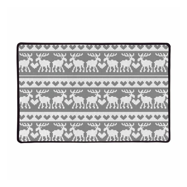 Multifunkčný koberec Butter Kings Grey Reindeer, 60x90 cm