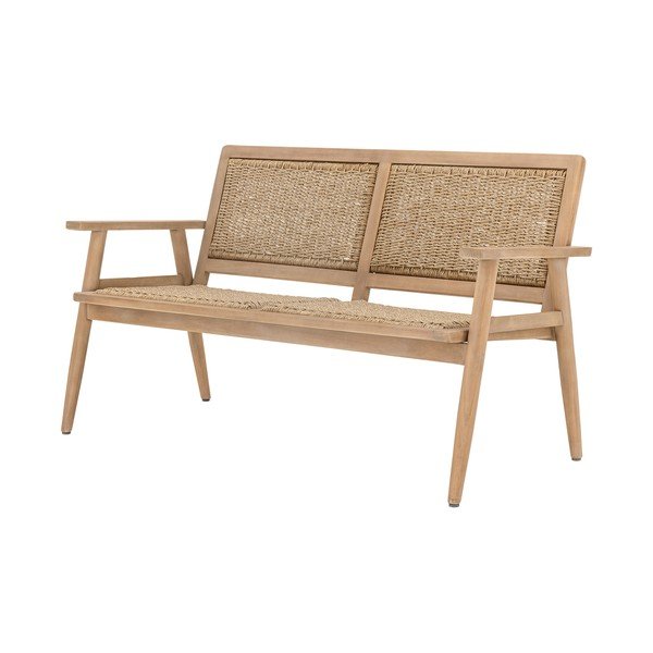 Záhradná pohovka z masívneho dreva v prírodnej farbe Sorrento – Bloomingville-image-2