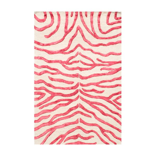 Ručne tkaný koberec Bakero Zebra, 122 × 183 cm