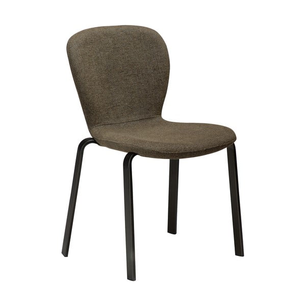 Khaki čalúnená jedálenská stolička Heap – DAN-FORM Denmark