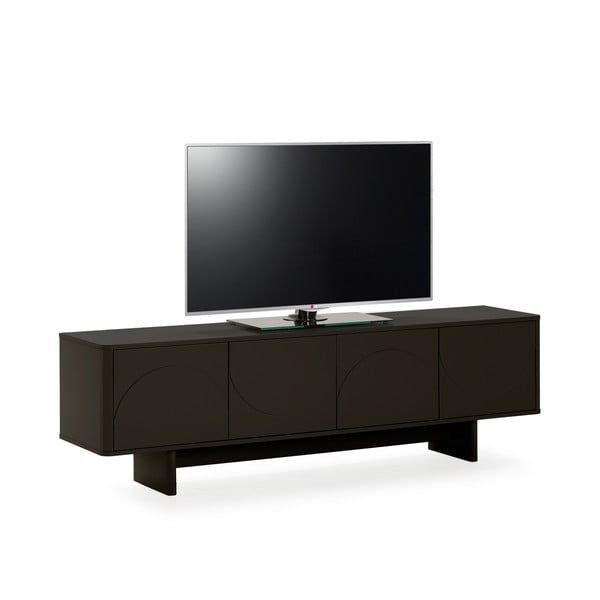 Čierny TV stolík 180x55x40 cm Solei – MOME-image-2