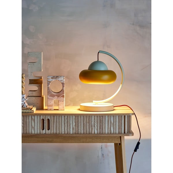Okrovožltá/krémová stolová lampa (výška 34,5 cm) Bubble – Bloomingville-image-2