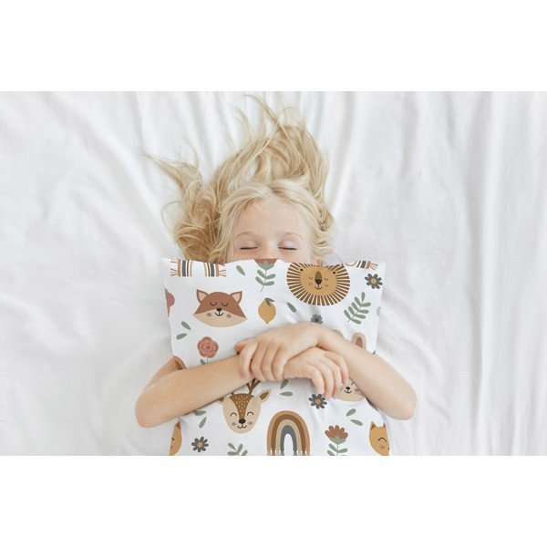 Detská obliečka na vankúš z bavlneného saténu 45x45 cm Little Boho – Butter Kings-image-1