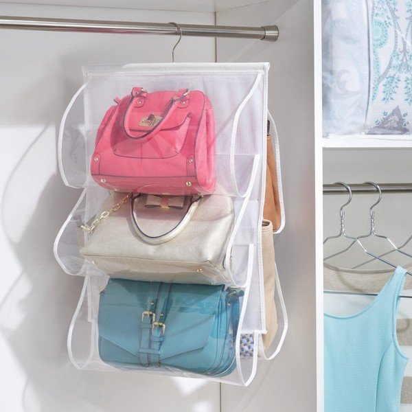 Závesný organizér na kabelky InterDesign Handbag-image-1