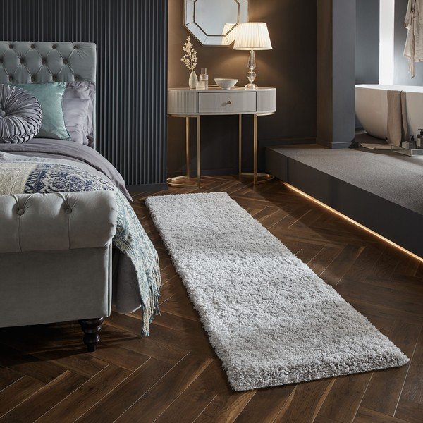 Svetlosivý behúň 60x230 cm – Flair Rugs-image-1