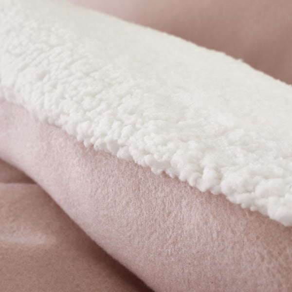 Ružové fleecové obliečky s motívom srdca Catherine Lansfield, 135 x 200 cm-image-3