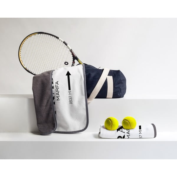 Čierno-biely uterák z mikrovlákna 45x70 cm Prada - Really Nice Things-image-1