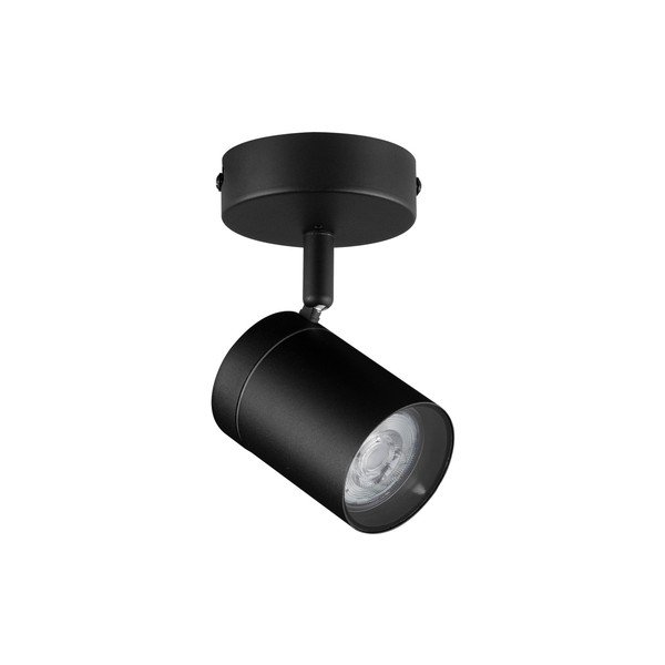 Matne čierne kovové bodové svietidlo s ohýbateľnou konštrukciou 12x8 cm Alma – Nova Luce