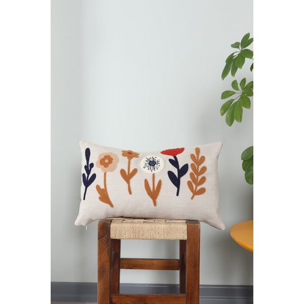 Ľanový dekoračný vankúš 25x43 cm Orkide – Mioli Decor-image-1