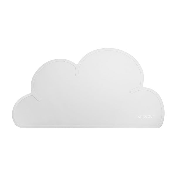Svetlosivé silikónové prestieranie Kindsgut Cloud, 49 x 27 cm