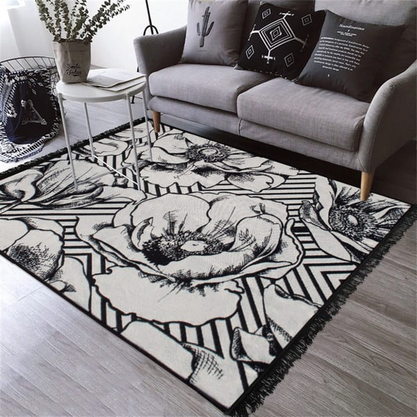 Obojstranný prateľný koberec Kate Louise Doube Sided Rug Blackrose, 140 × 215 cm-image-1