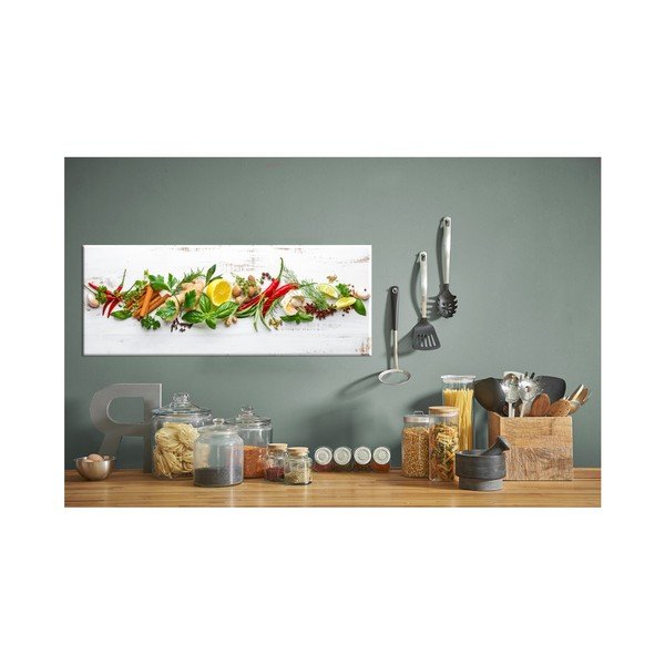 Obraz Styler Glasspik Shabby Herbs, 30 × 80 cm-image-2