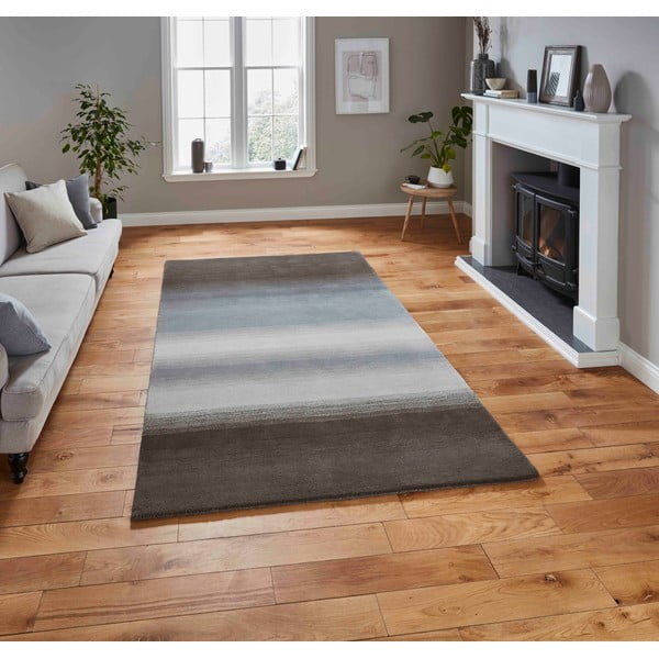 Šedý vlnený koberec 230x150 cm Elements - Think Rugs-image-1