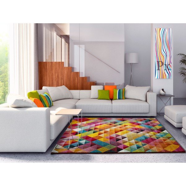 Koberec Universal Belis Triangles, 140 × 200 cm-image-1