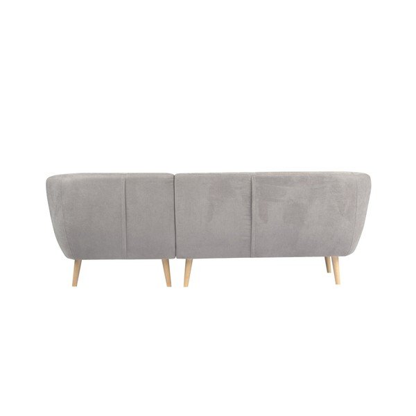 Svetlosivá pohovka s leňoškou na pravej strane Mazzini Sofas Sardaigne-image-2