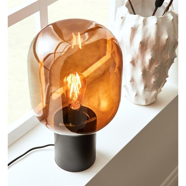 Sklenená stolová lampa Markslöjd Brooklyn, výška 43,5 cm-image-2