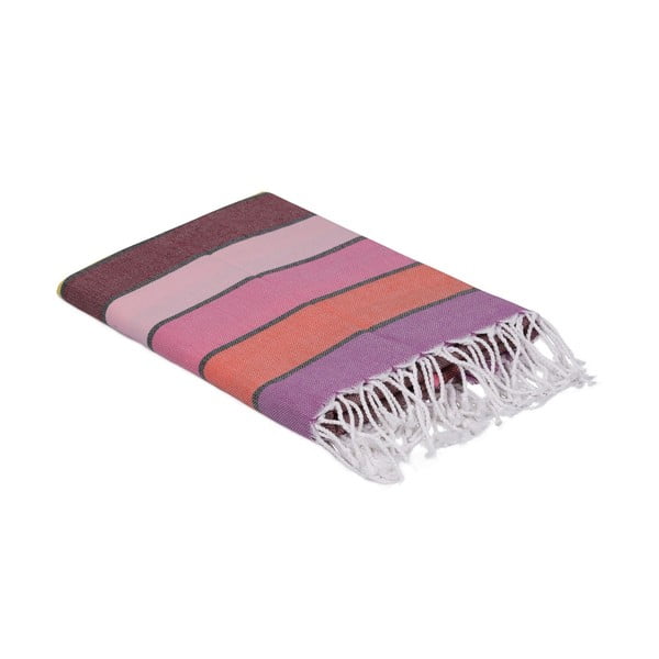 Farebný bavlnený uterák, 180 x 100 cm