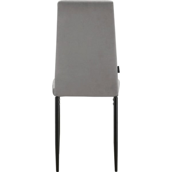Sivé zamatové jedálenské stoličky v súprave 2 ks Kelly – Støraa-image-4