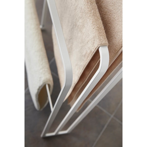 Biely kovový stojan na uteráky Yamazaki Tower-image-3