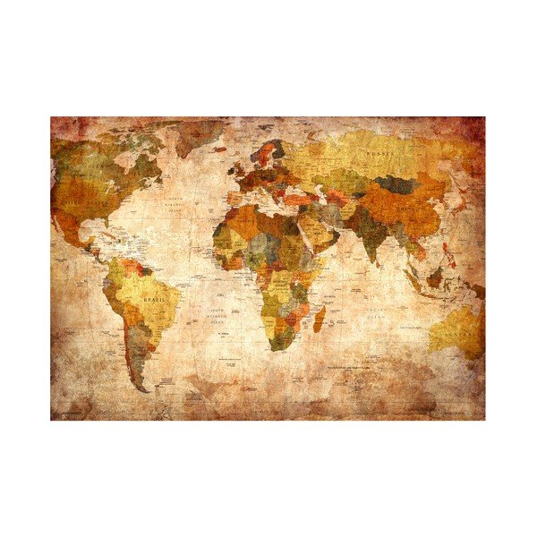Veľkoformátová tapeta Artgeist Old World Map, 400 x 280 cm
