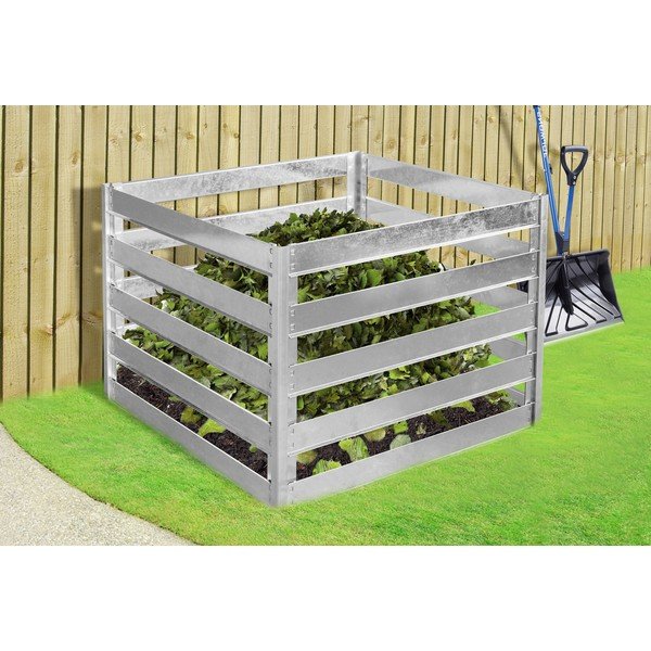 Kompostér v striebornej farbe 560 l – Rojaplast-image-1