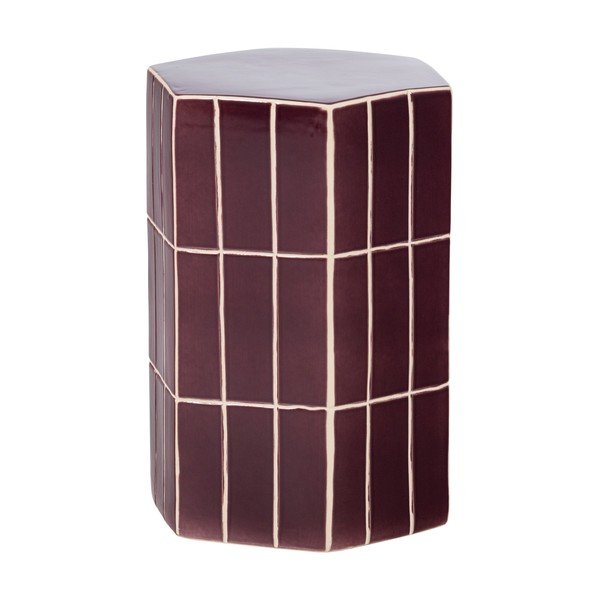 Keramický odkladací stolík 26x30 cm Plu – WOOOD-image-2